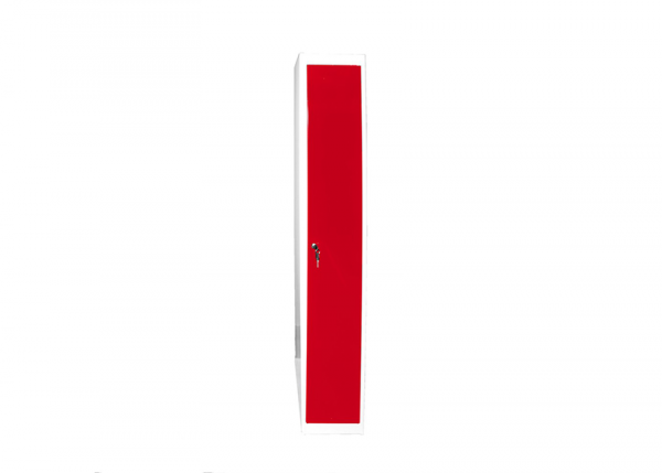 Klädskåp modell 1, 1 fack - röd