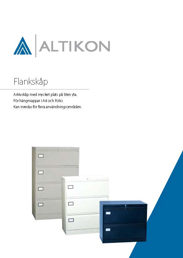Produktblad Flankskåp - Framsida, pdf