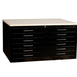 Ritningsskåp A1 format, Svart - Utförsäljning